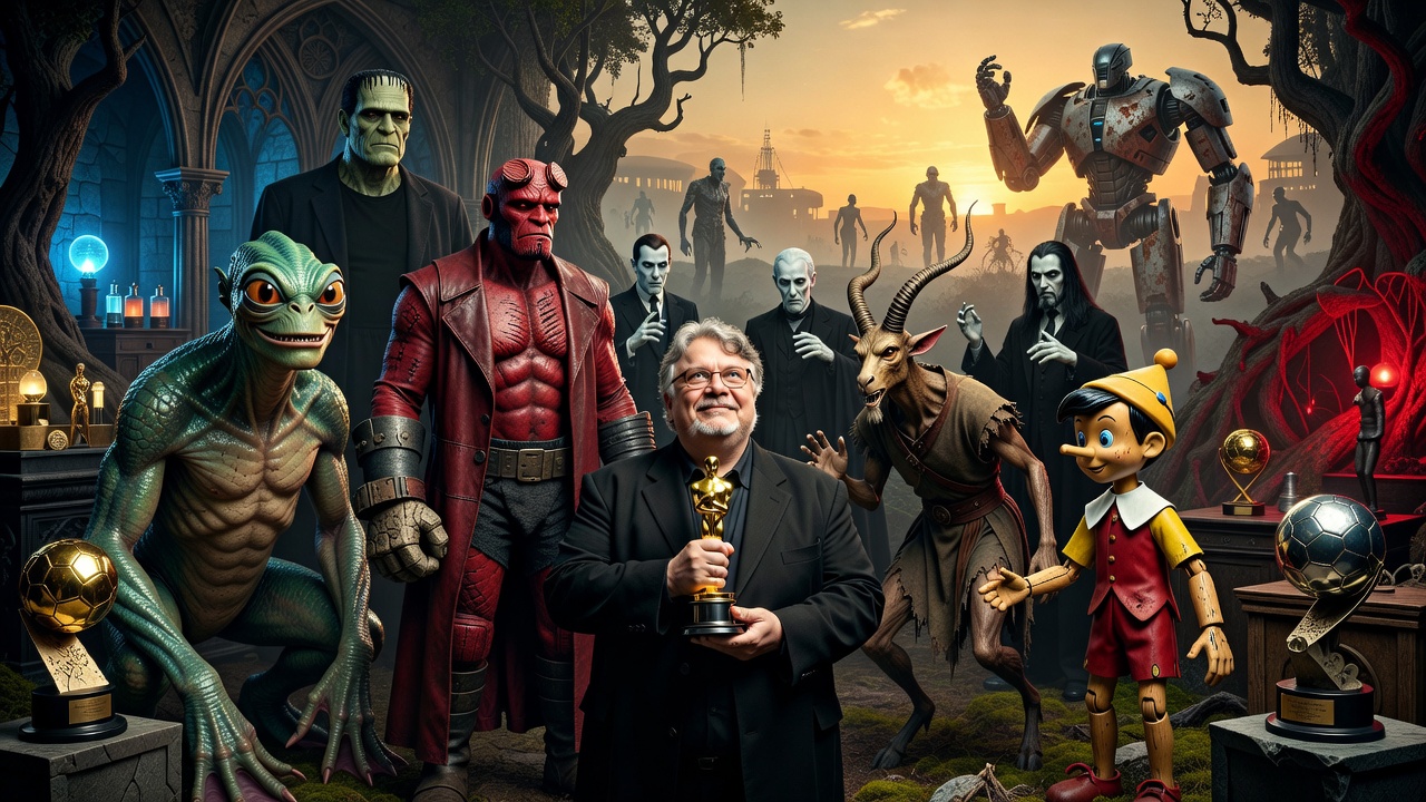 Guillermo del Toro faz 62 anos celebrando monstros premiados