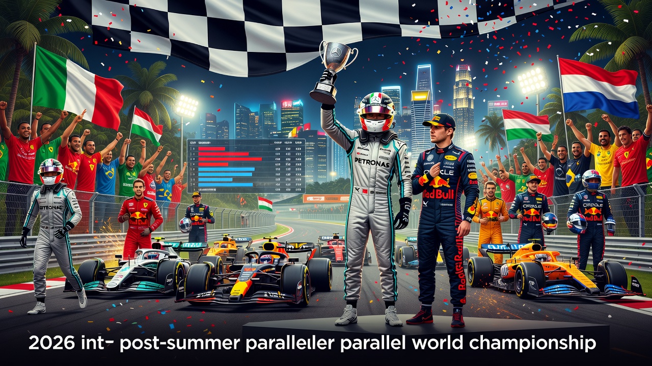 Antonelli Supera Verstappen em Mundial Paralelo Pós-Verão na F1